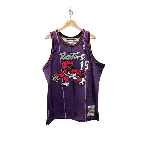 Mitchell & Ness 1998-99 Toronto Raptors Road Vince Carter Authentic Jersey Sz XL - Picture 1 of 8